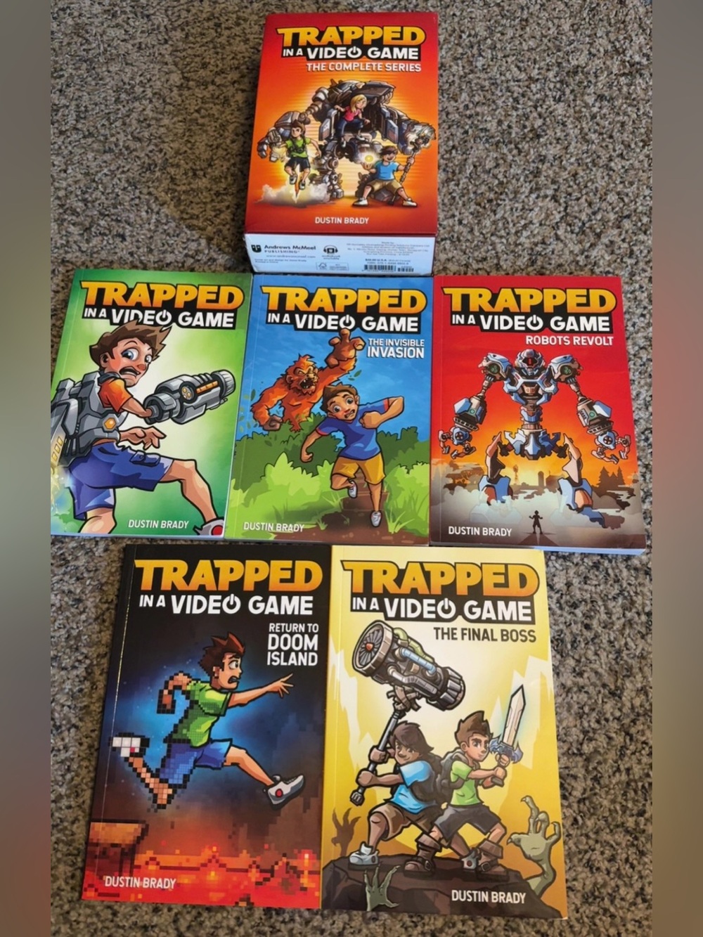 Trapped in a Video Game The Complete Series Books